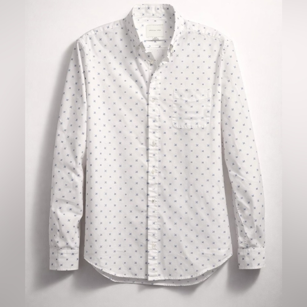 NWT American Eagle Men’s Slim Fit Button Down Shirt – Size Large